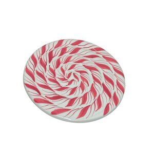 Bath & Body Works Vintage 1998 Ceramic Peppermint Candy Cane 6 Inch Trivet